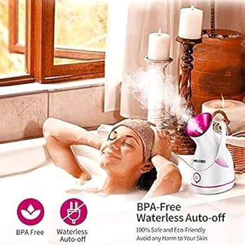 MaxDigi Face Steamer Nano Ionic Facial Steamer for Pores